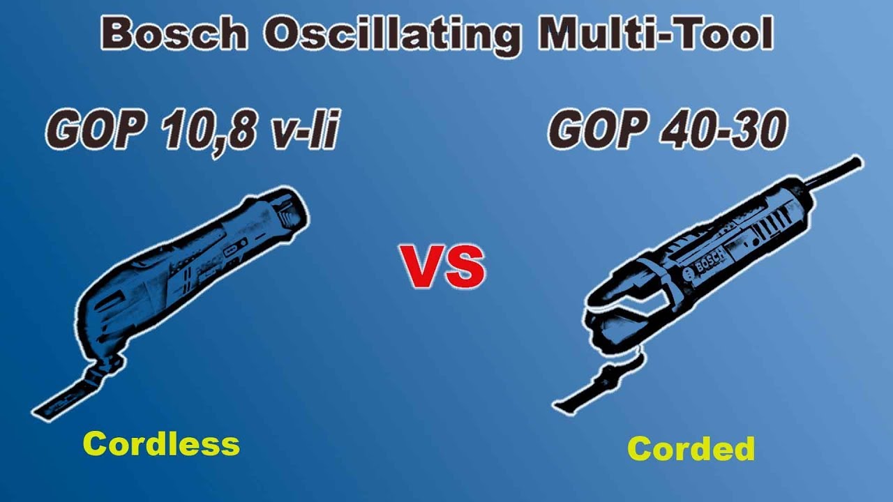 Bosch GOP 10,8 V-LI vs GOP 40-30