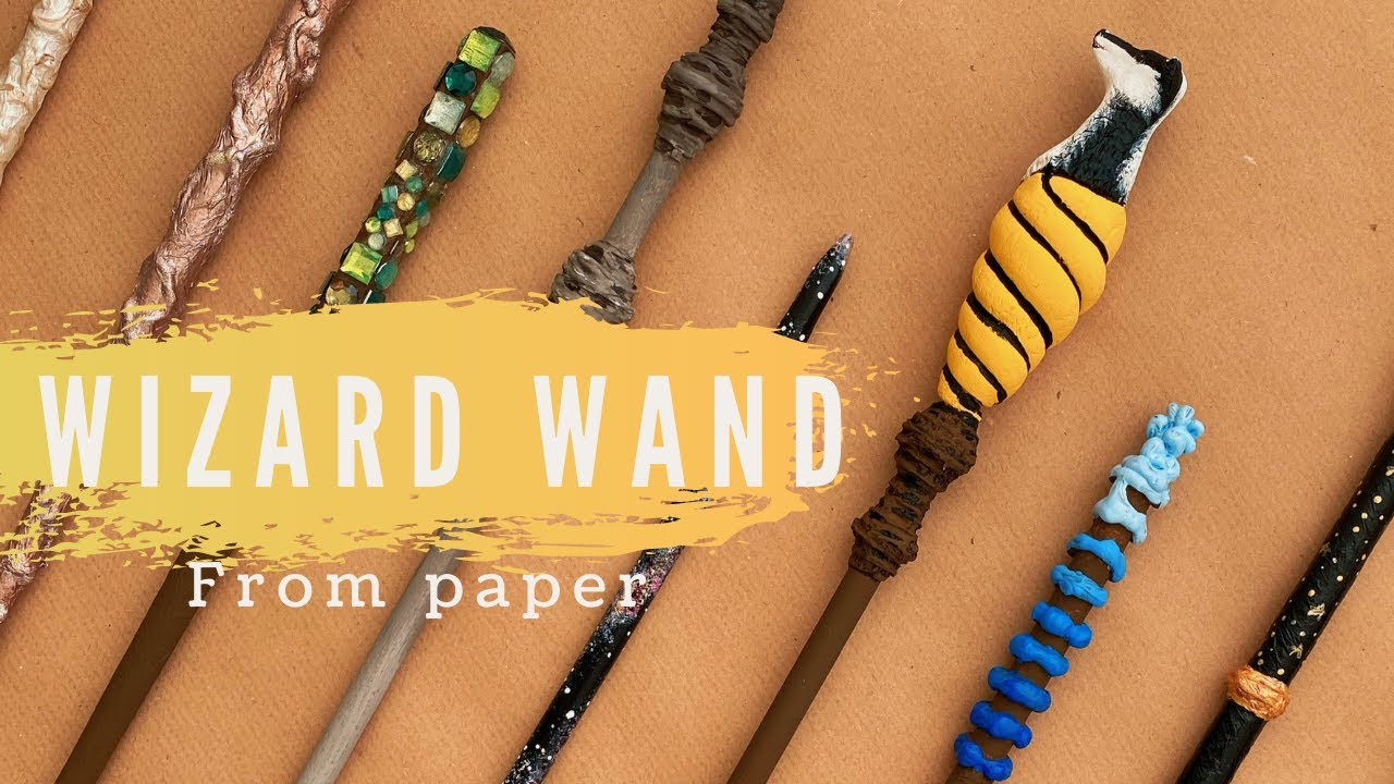 Wizard Wand From Paper - Easy Step-by-Step Harry Potter DIY