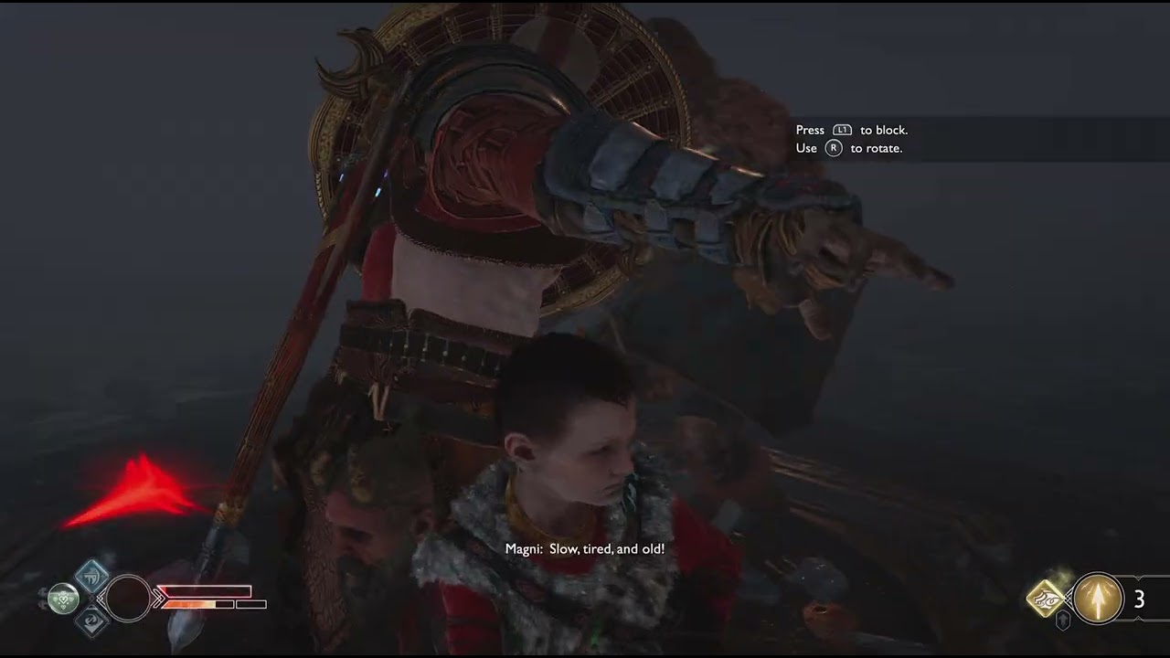 Kratos fights thors sons, magni and modi : God of war