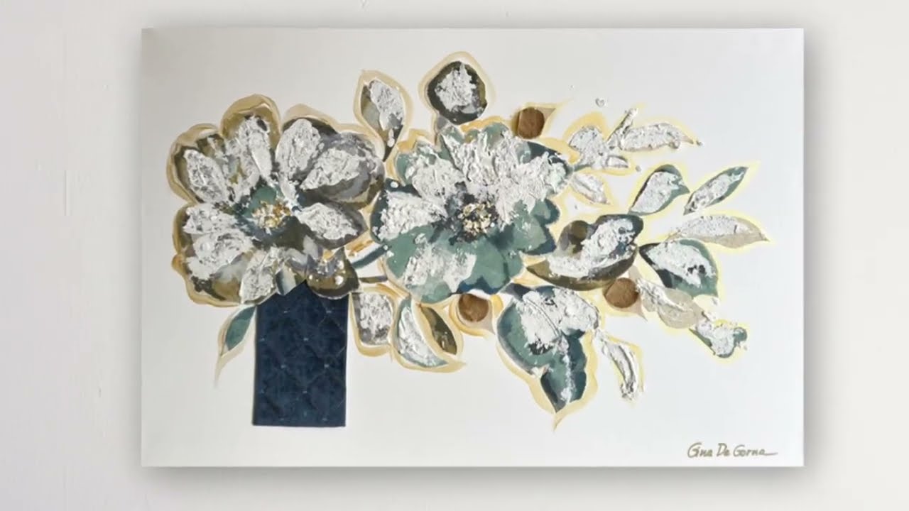 How I saved and repurposed fabrics to make fabric collage artworks for fun. DIY mixed media art.