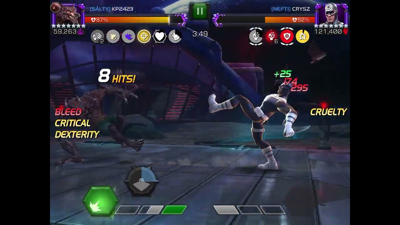 Werewolf by Night vs Bullseye Node 44 Hazard Shift Poison/Rupture/Stun Immunity AW S59 Mcoc