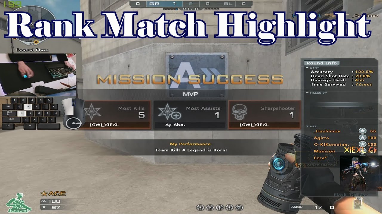 CF XIEXL: CrossFire West Rank Match Highlight || 05