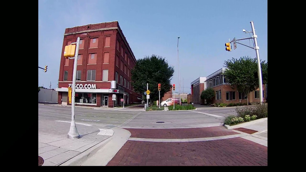 Downtown Indianapolis on a Scooter