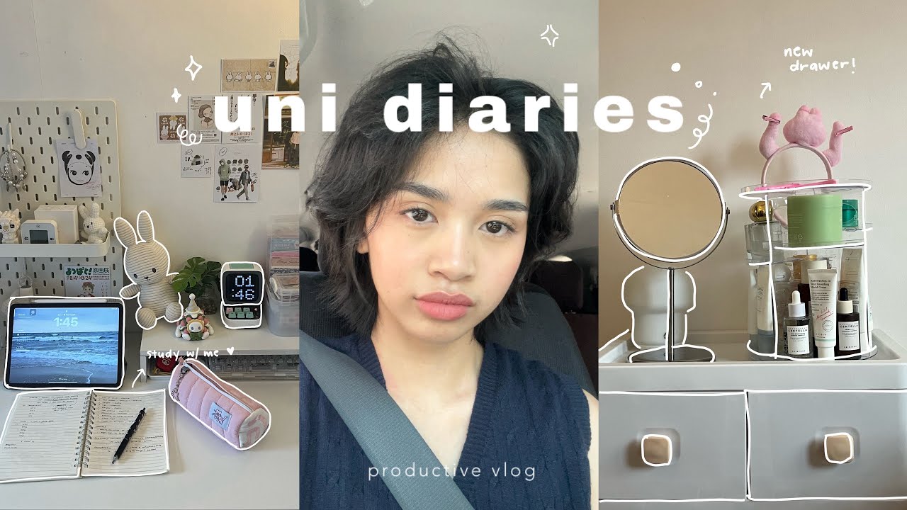 Uni Diaries 📁 Study, After School Routine, Unboxings, 3rd Yr College, ft. Nitecore