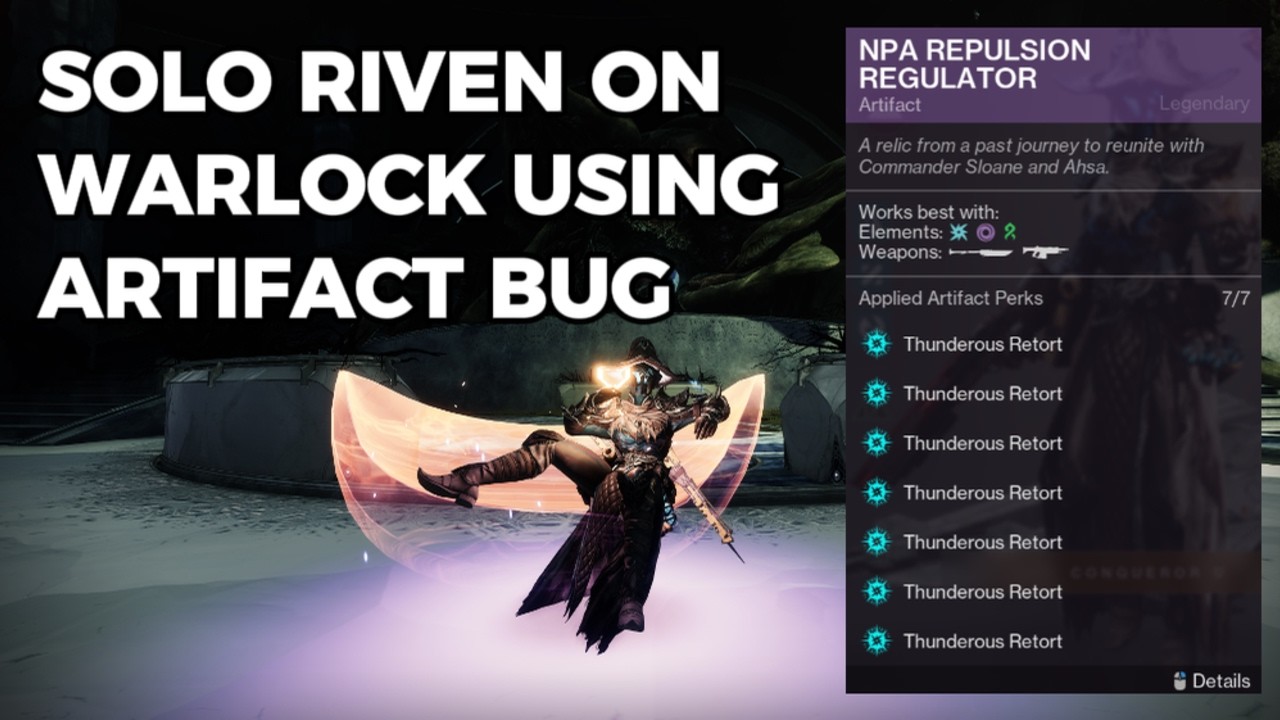 Solo Riven On Warlock June 2026 *Patched* (Artifact Bug)