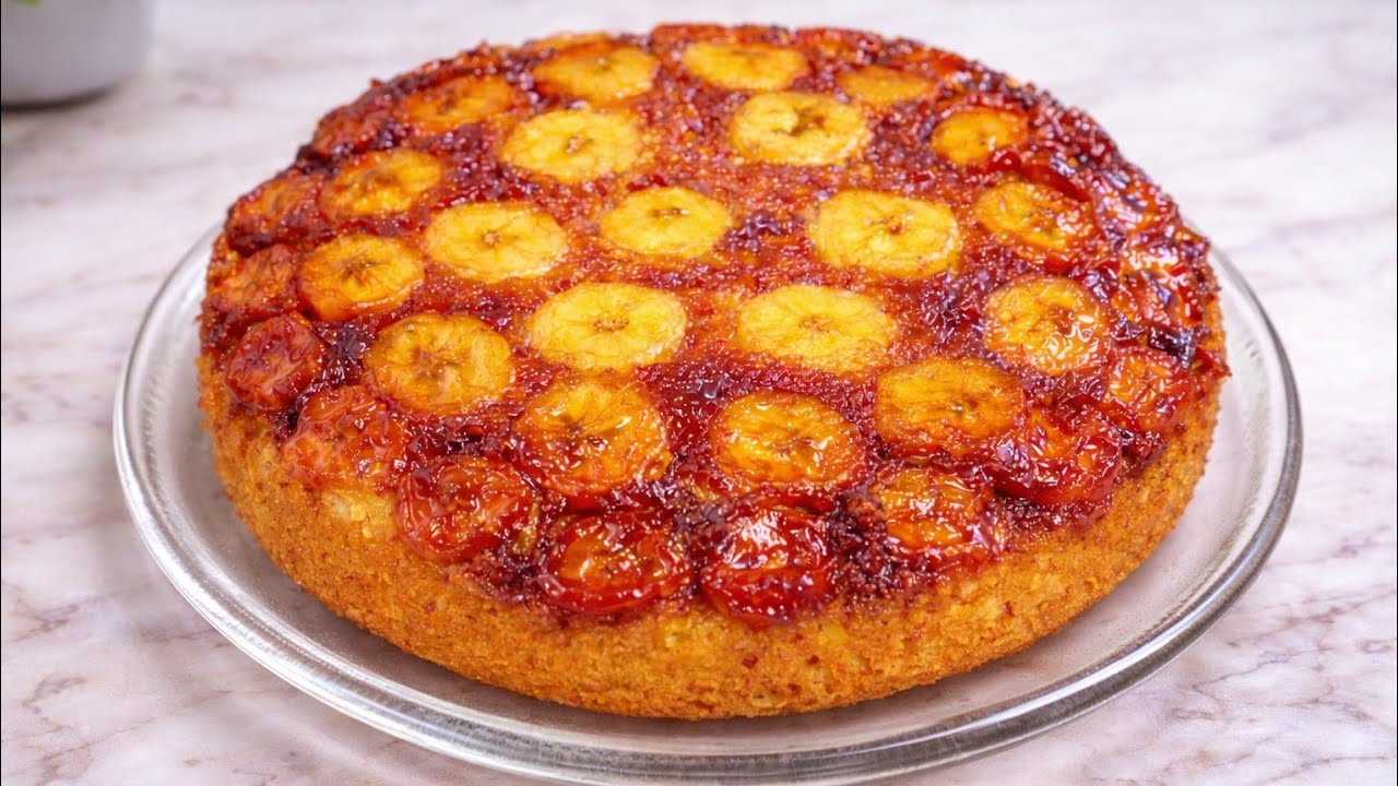 Gâteau aux bananes caramélisé ultra moelleux 🍌🍰