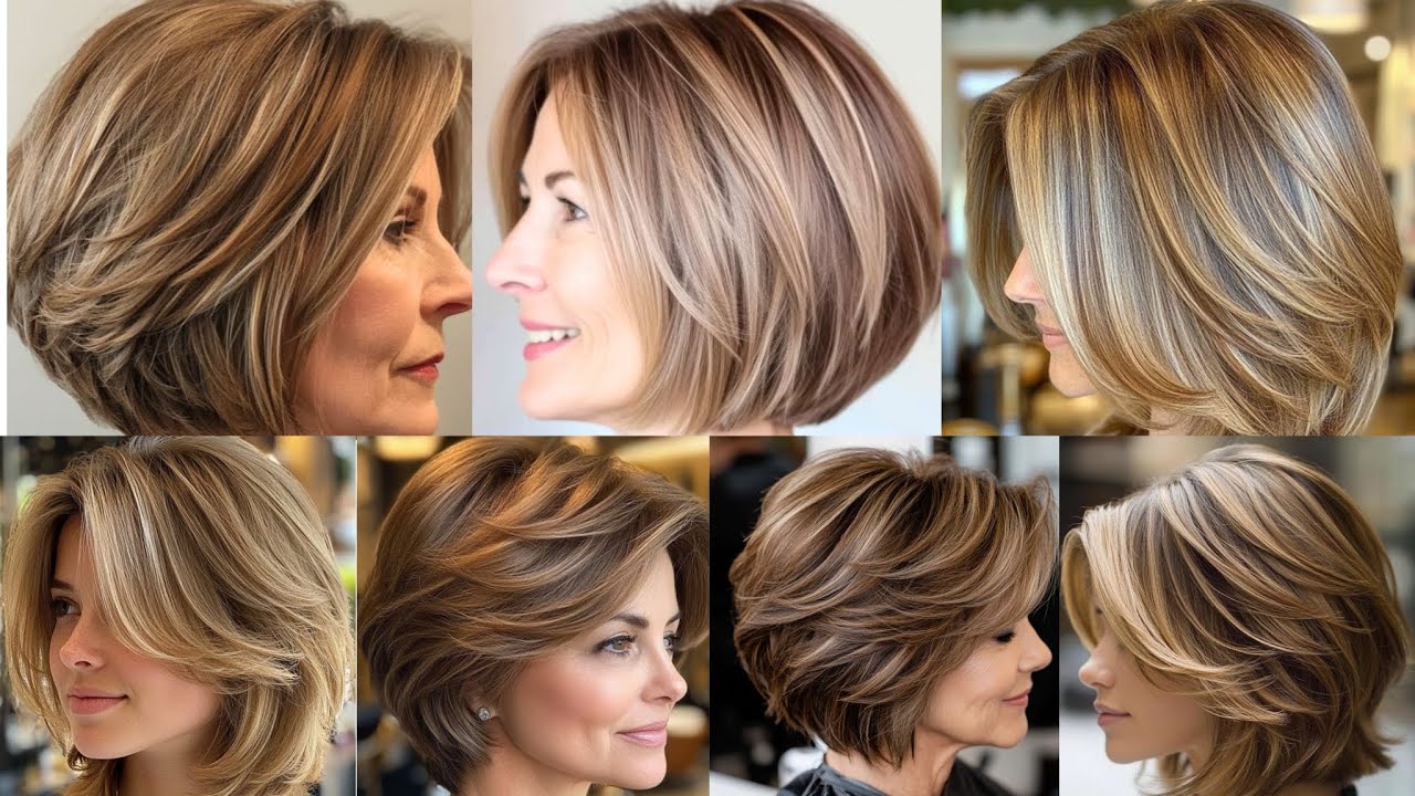 Bob Haircut Ideas for women over 40| Stylish & Modern Short Haircuts and hairstyles 2026