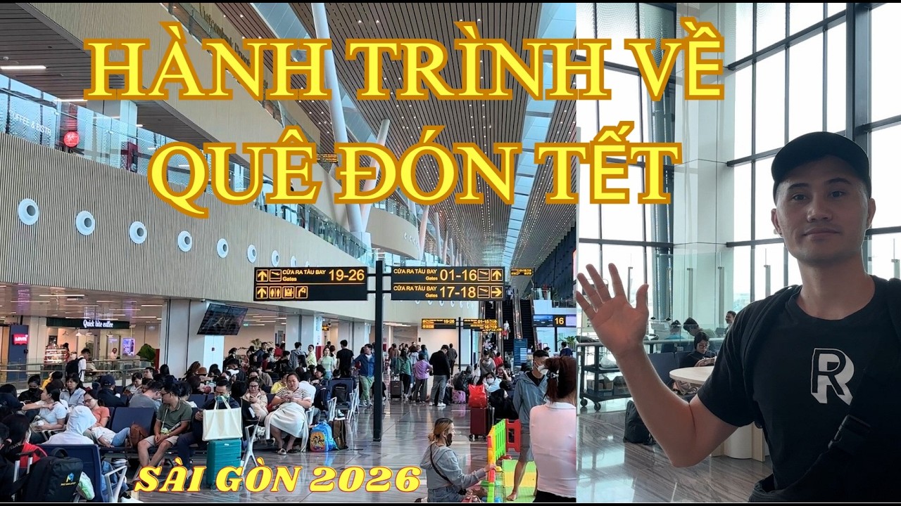 HÀNH TRÌNH VỀ QUÊ ĐÓN TẾT  | SÂN BAY TÂN SƠN NHẤT ĐÔNG NGHẸT!