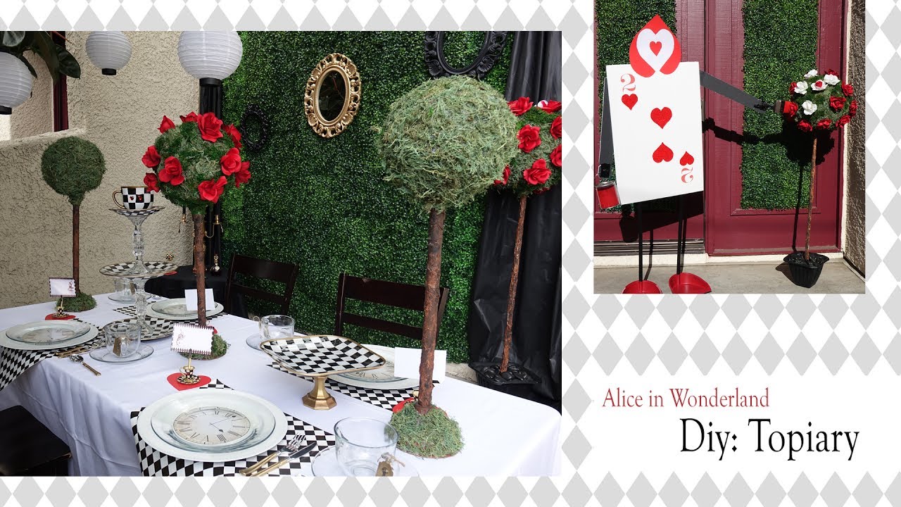 Alice in Wonderland DIY / TOPIARY