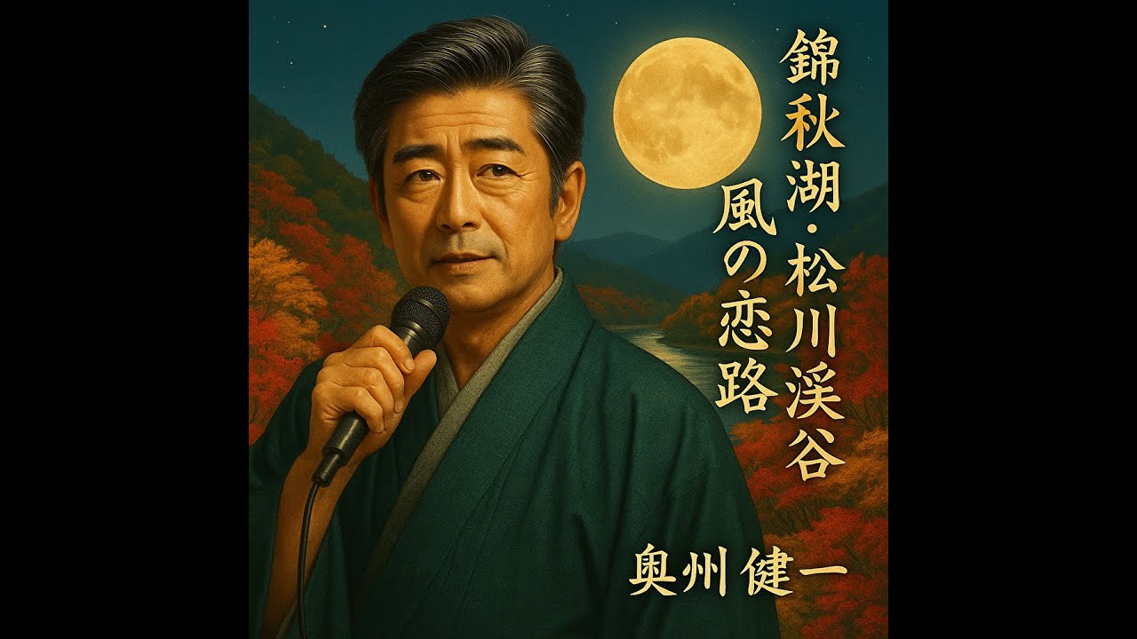 錦秋湖・松川渓谷 風の恋路｜奥州健一【公式MV】