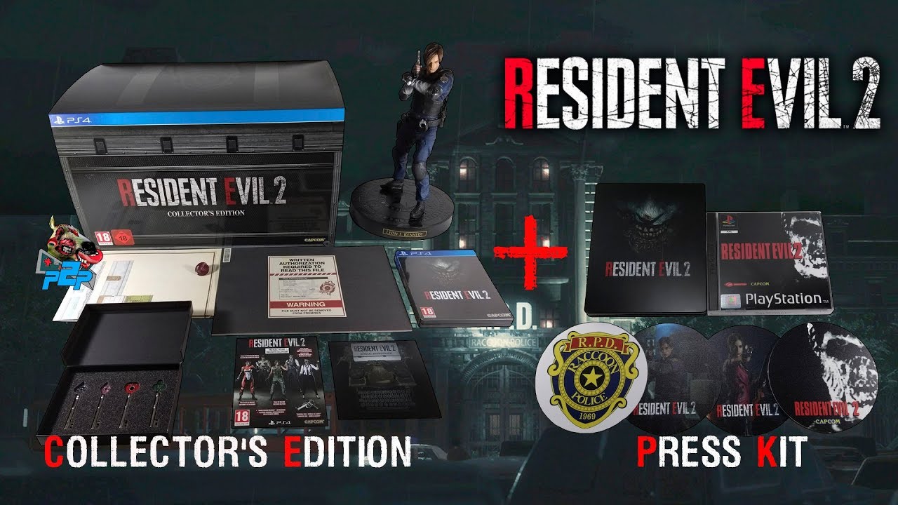 Resident Evil 2 Remake: unboxing Edición Coleccionista + Press Kit