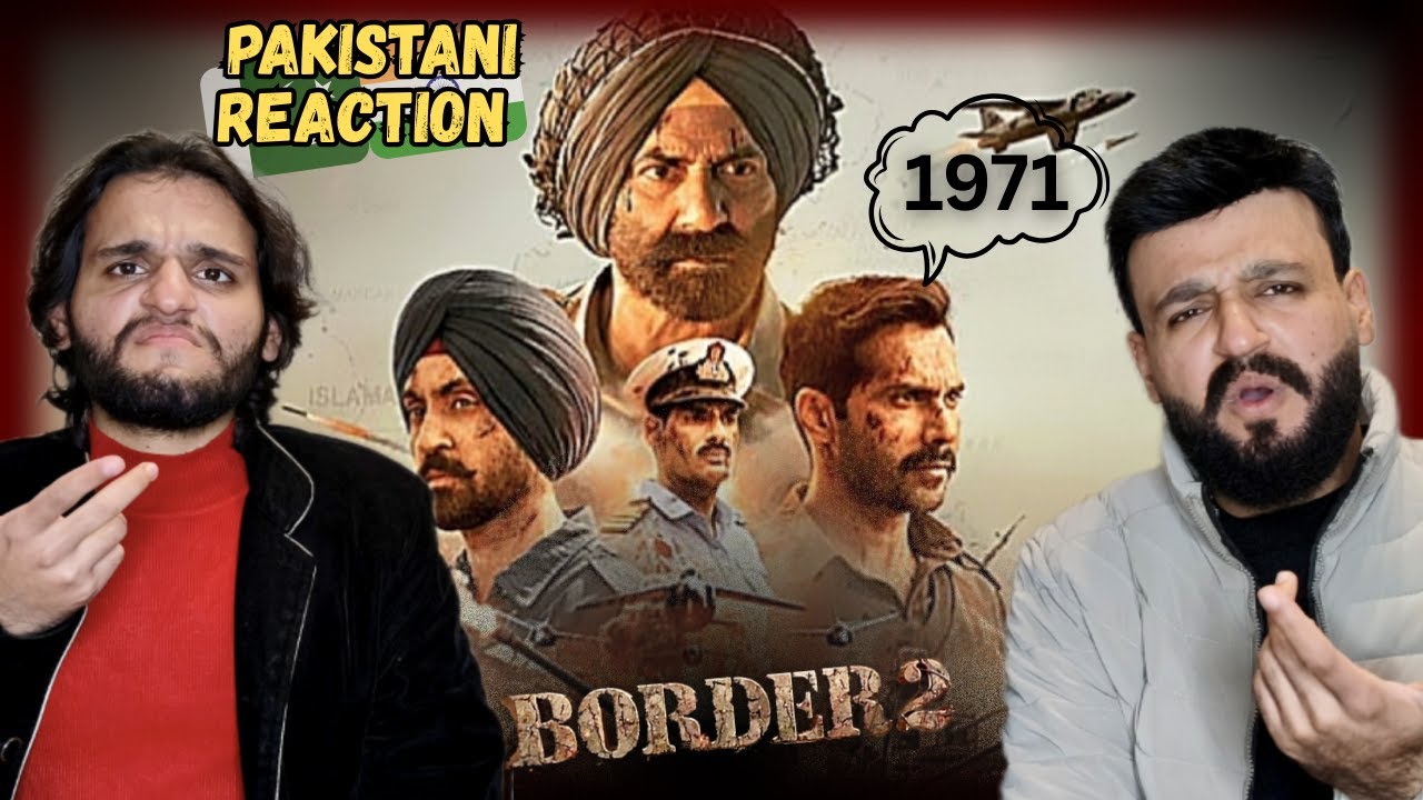 BORDER 2 Trailer Reaction | Sunny Deol | Varun, Diljit, Ahan | Pakistani Reaction