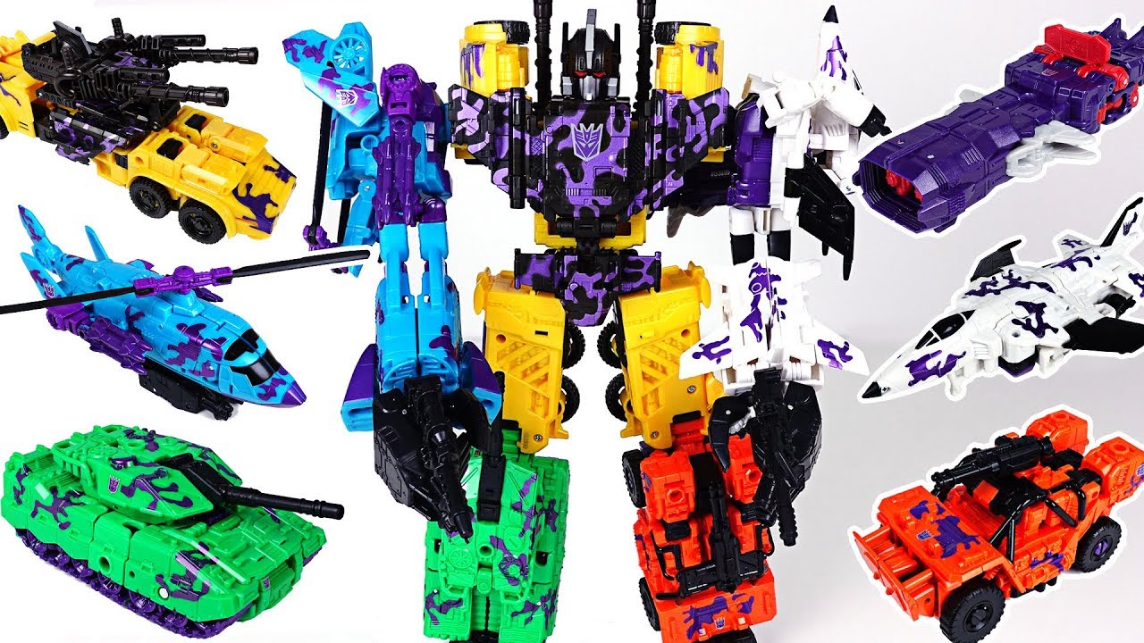 Transformers Generations Combiner Wars Bruticus 6 combine: tank, helicopter, car  - DuDuPopTOY