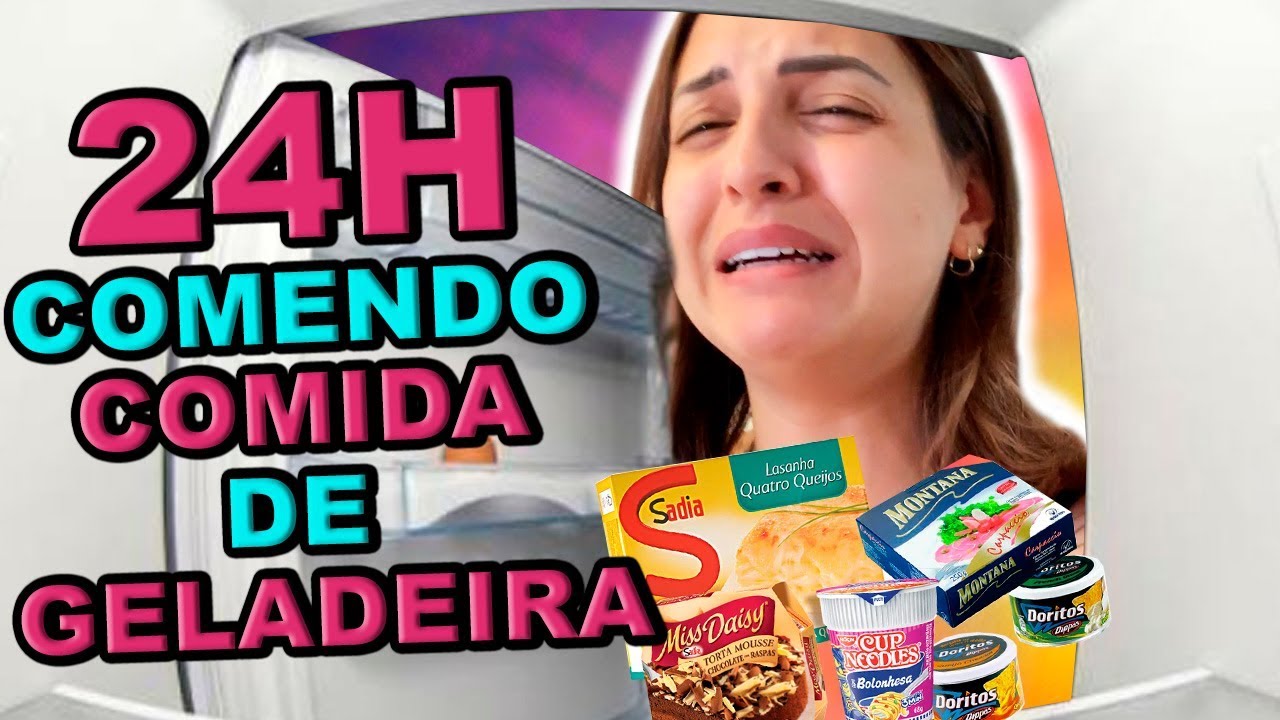 24H COMENDO COMIDA DA GELADEIRA