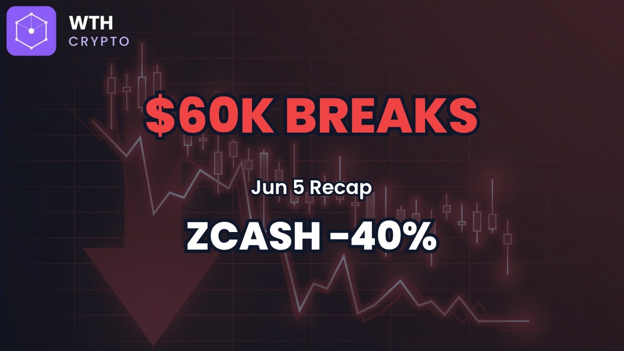 Bitcoin Cracked $60,000 &mdash; Then Bounced | WTH Happened, Jun 5 2026