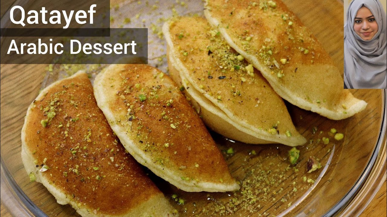 Qatayef Recipe / Qatayef Arabic sweet / Qatayef with cream / Qatayef dough recipe / qatayef lebanese