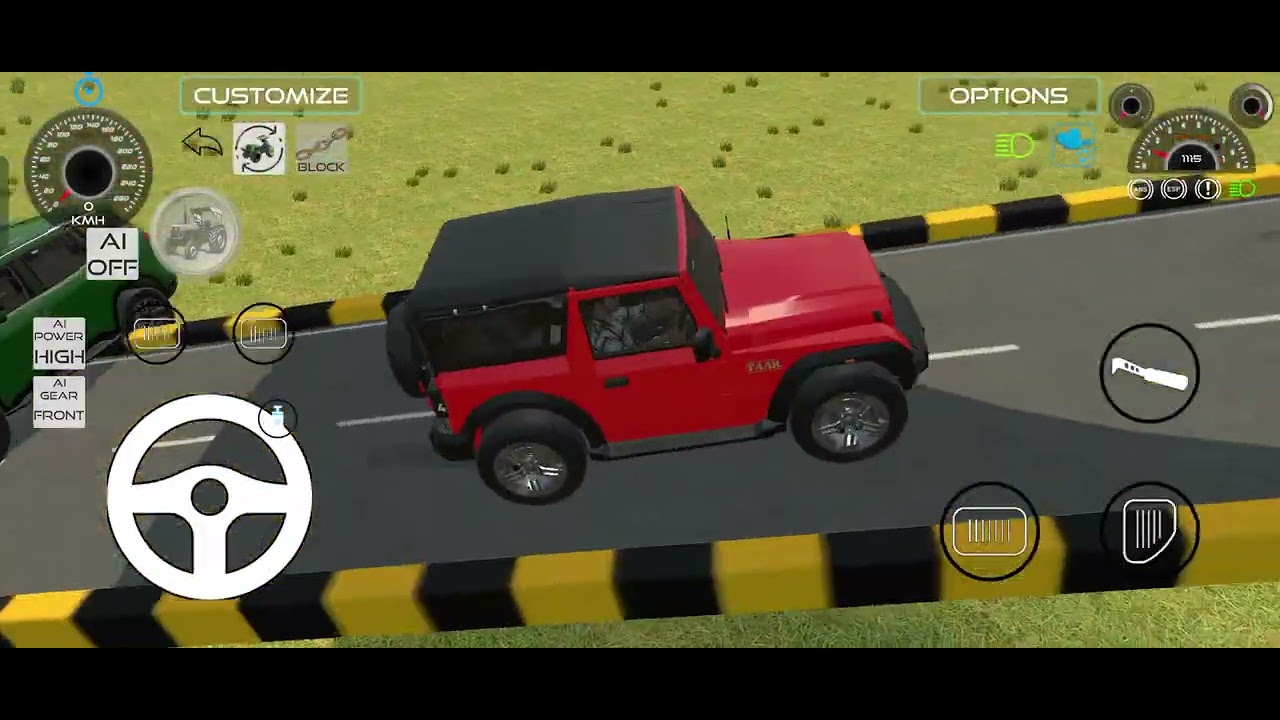 Mahindra Thar vs scorpio s11 car tochen virel video 3d gaming video 