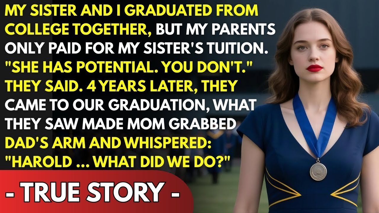 My Parents Paid For My Sister’s College But Not Mine—Untill The Dean Called My Name As Valedictor