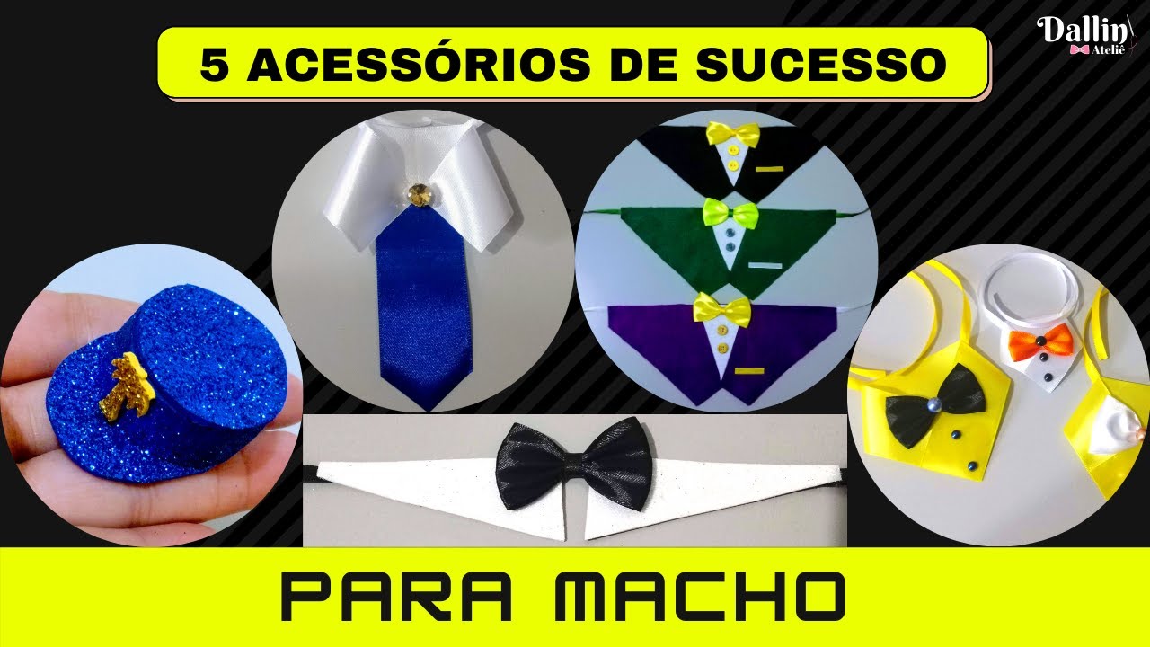 5 Acessórios para Macho de SUCESSO🌟 no Canal (passo a passo rápido)