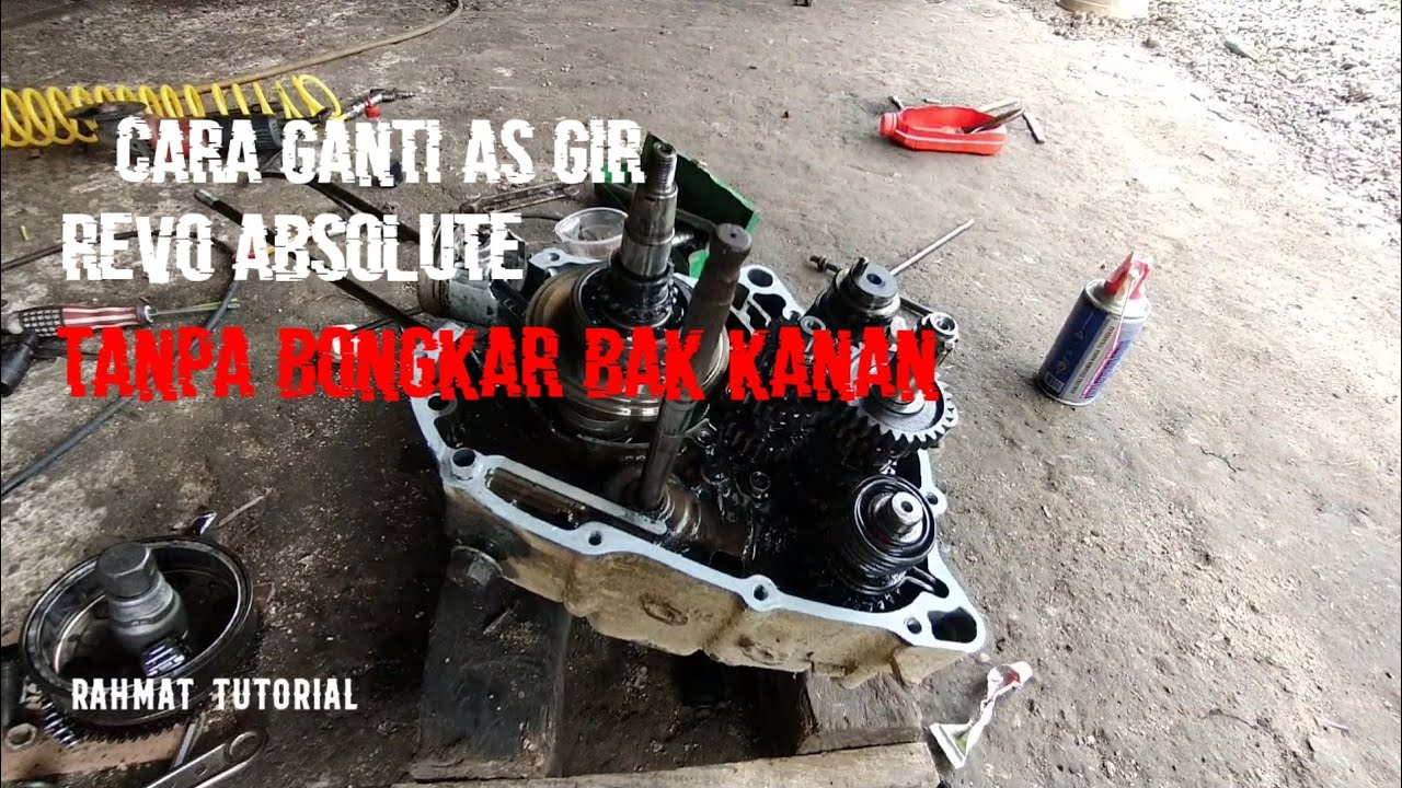 GANTI AS GIR REVO ABSOLUTE TANPA BONGKAR BAK KANAN #asgirrevoabsolute