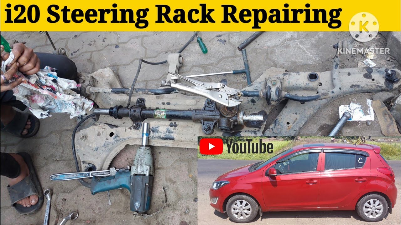 Steering Rack Noise ⚠️ Steering Rack Repairing 🛠️ Detailed Video ✅ Hyundai 🚘 i20 2️⃣🅾️1️⃣2️⃣