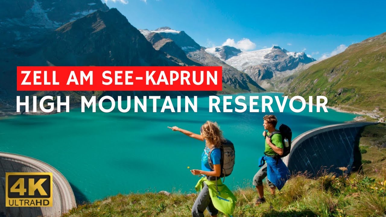 Kaprun Stauseen High Mountain Reservoir 🇦🇹 Spectacular Views at 2,000meters  (4k) #ExploreAustria