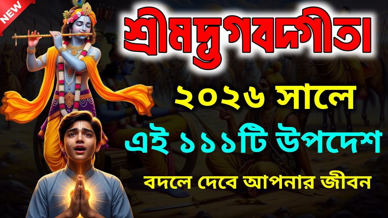 ২০২৬ সালে জীবন বদলানোর ১১টি শ্রীমদ্ভগবদ্গীতা উপদেশ | Life Changing Bhagavad Gita Lessons
