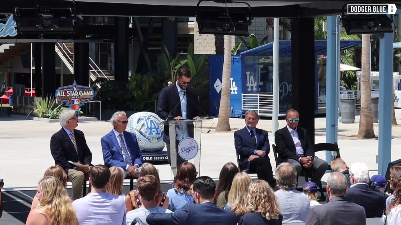 Sandy Koufax Statue Ceremony at Dodger Stadium: Clayton Kershaw