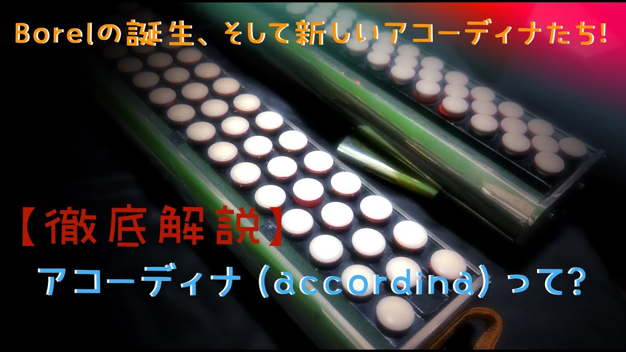 【徹底解説】アコーディナ（accordina）って？ Borelの誕生、そして新しいアコーディナたち！Joseph Carrel//Marcel Druex//Laurent Jarry