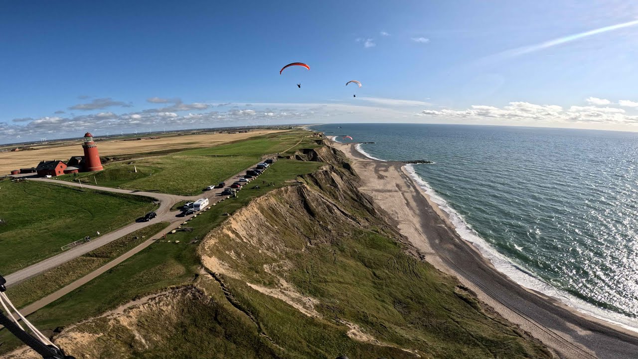 Dänemark, Dünensoaring Paragliding