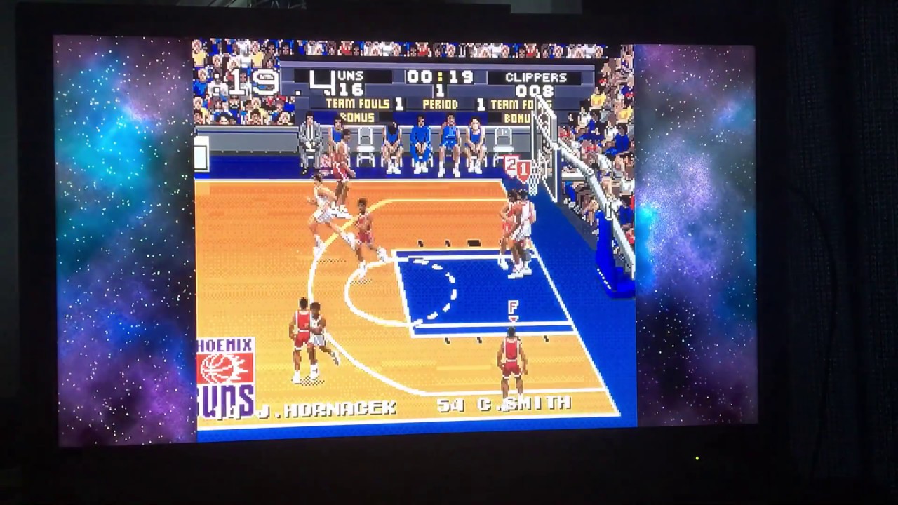 Justin Sports Network Game 5: Suns/Clippers on Tecmo Super NBA on SNES