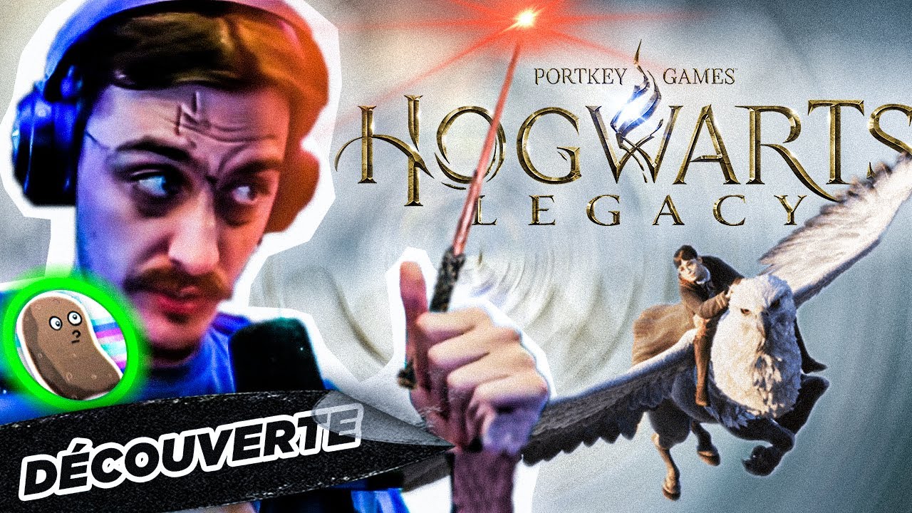 OIGNONNE DE ROSCOFF ARRIVE A POUDLARD 🧙🏽 | Hogwarts Legacy (Découverte) ft.Potatoz