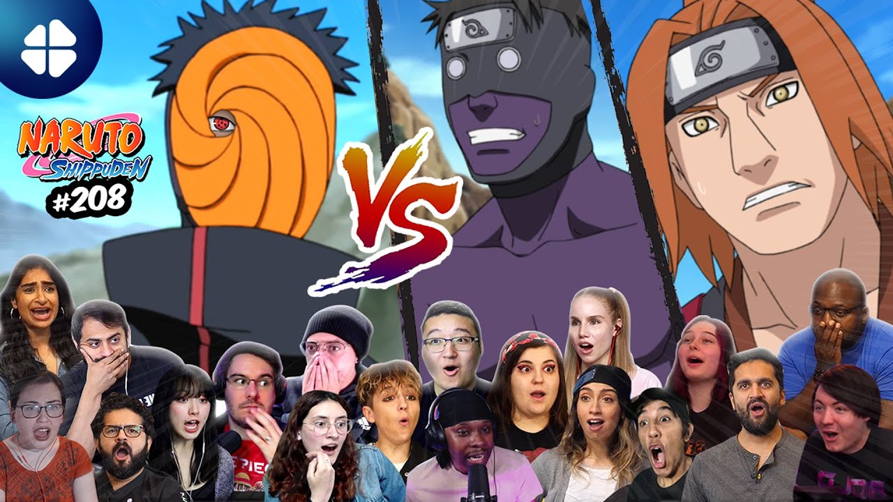 Tobi vs Foo and Torune Reaction Mashup 🔥 Shippuden 208 🇯🇵