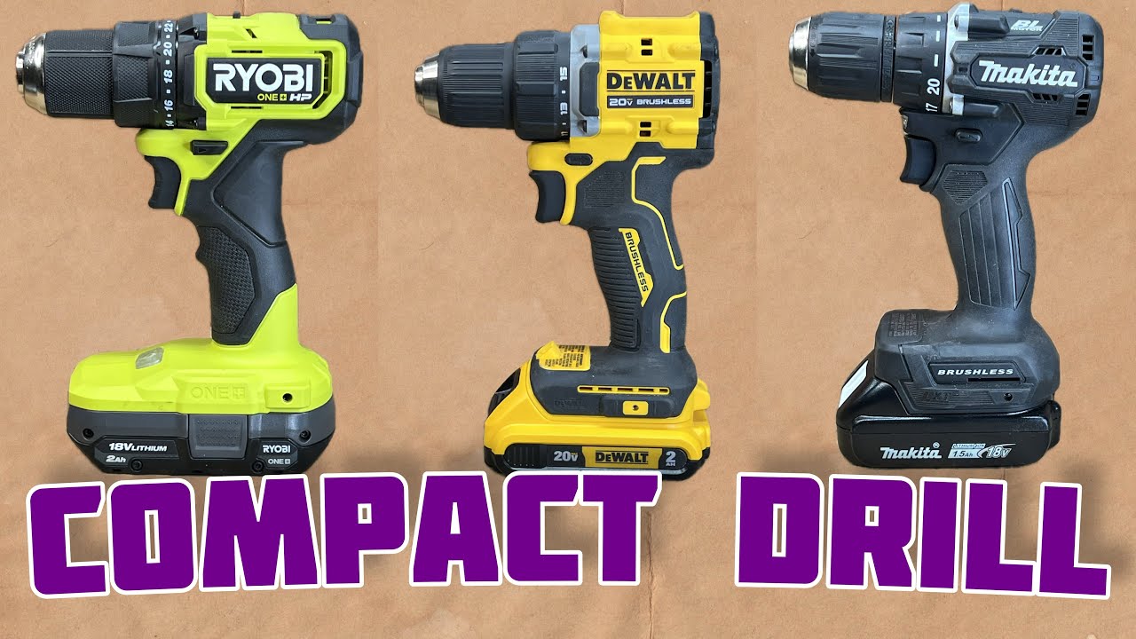 Can the DeWalt Atomic Defeat Ryobi and Makita? Best Compact Drill/Driver