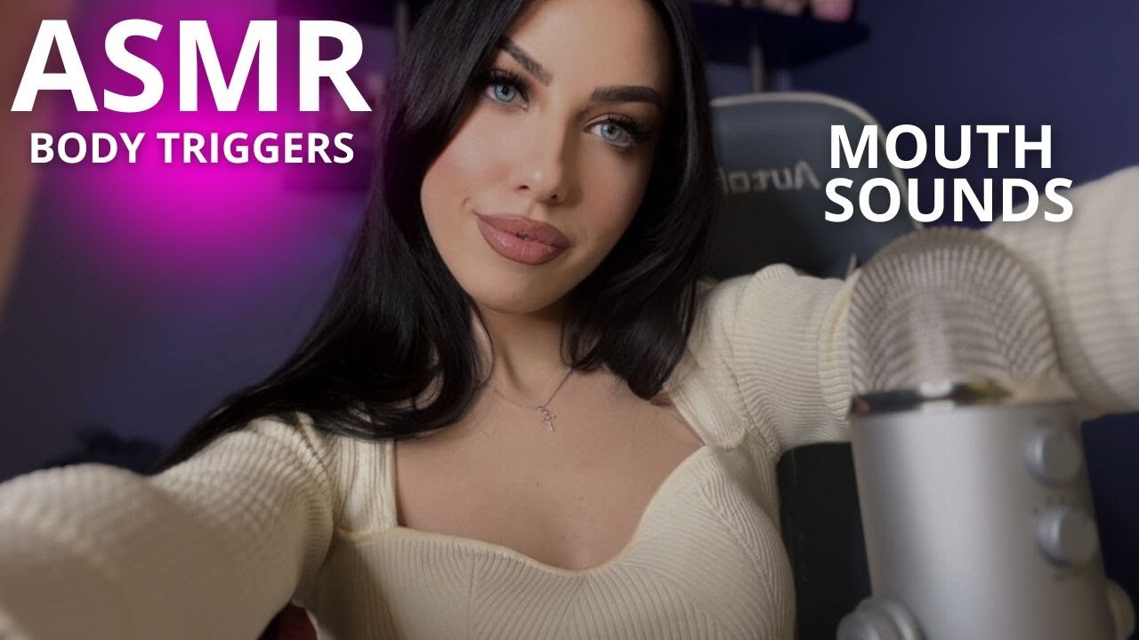 ASMR - BODY TRIGGERS VELOCI MA NON AGGRESSIVI + WET/DRY MOUTH SOUNDS + SCRATCHING VESTITI
