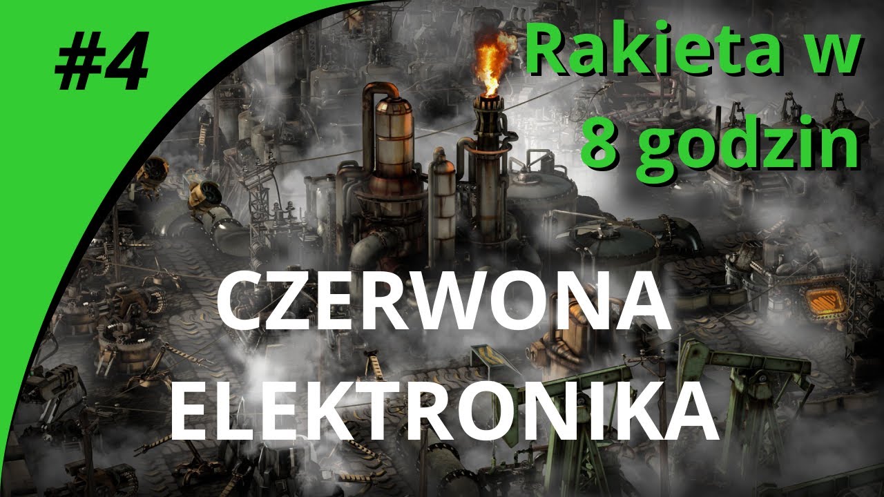 Factorio 1.1 | RAKIETA W 8 GODZIN #4 | Czerwona elektronika