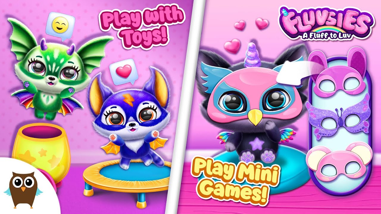 DIY Masks with Fluvsies! 🎁 Fluvsies Game Story | Fluvsies - A Fluff to Luv ✨ TutoTOONS