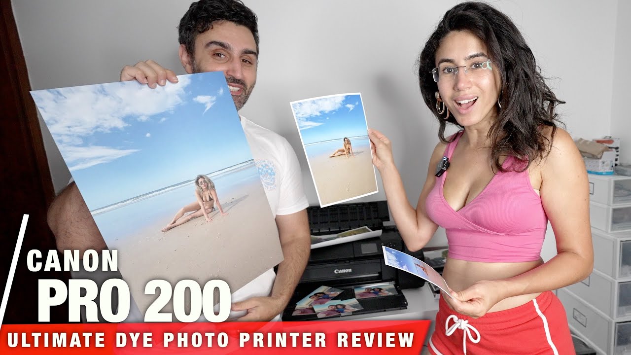 Canon Pixma PRO-200 - Best Dye Photo Printer 2024 | REVIEW & Paper Comparison