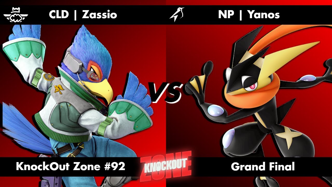 KnockOut Zone #92 - SSBU Grand Final - Zassio (Falco) vs Yanos (Greninja)