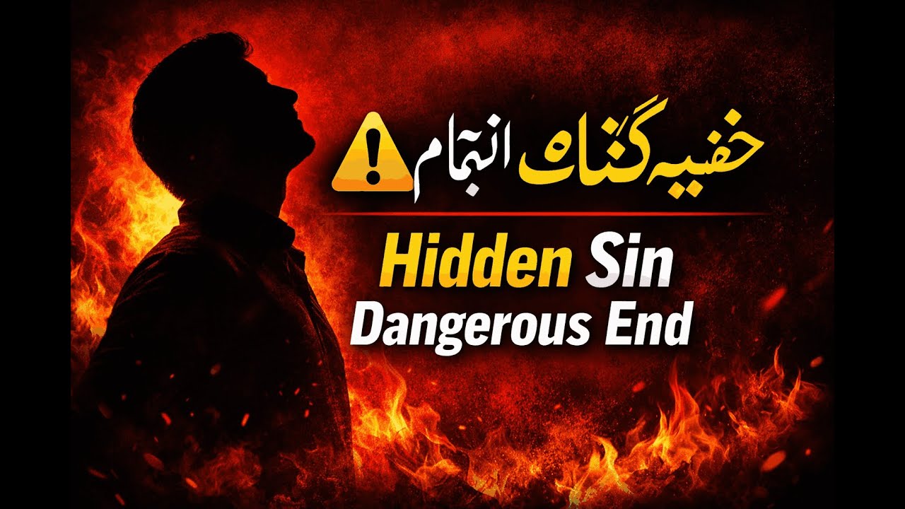 وہ خفیہ گناہ جو اکثر لوگوں کو جہنم تک لے جاتا ہے /The Hidden Sin That Leads Many People to Hell