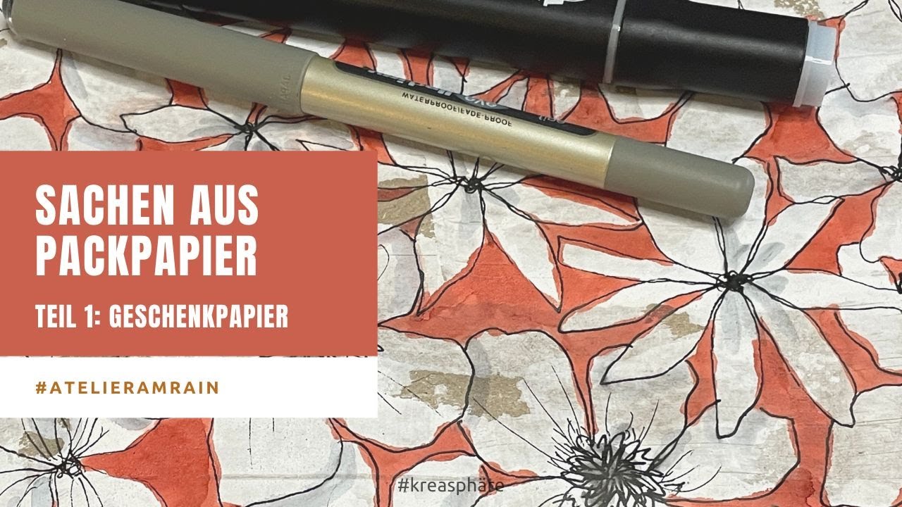 Sachen aus Packpapier 1 - Geschenkpapier