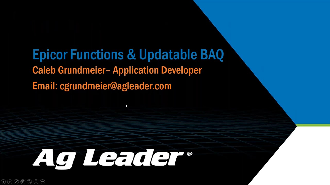 Epicor Functions