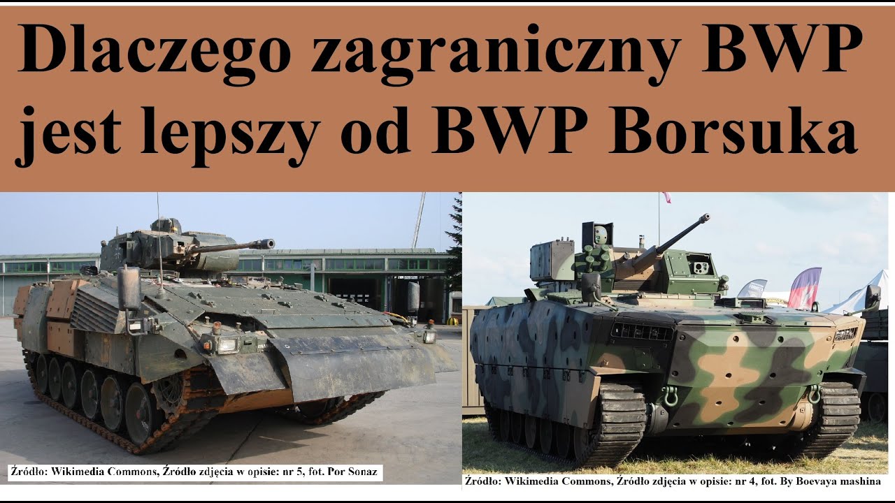 Dlaczego zagraniczny BWP jest lepszy od BWP Borsuka