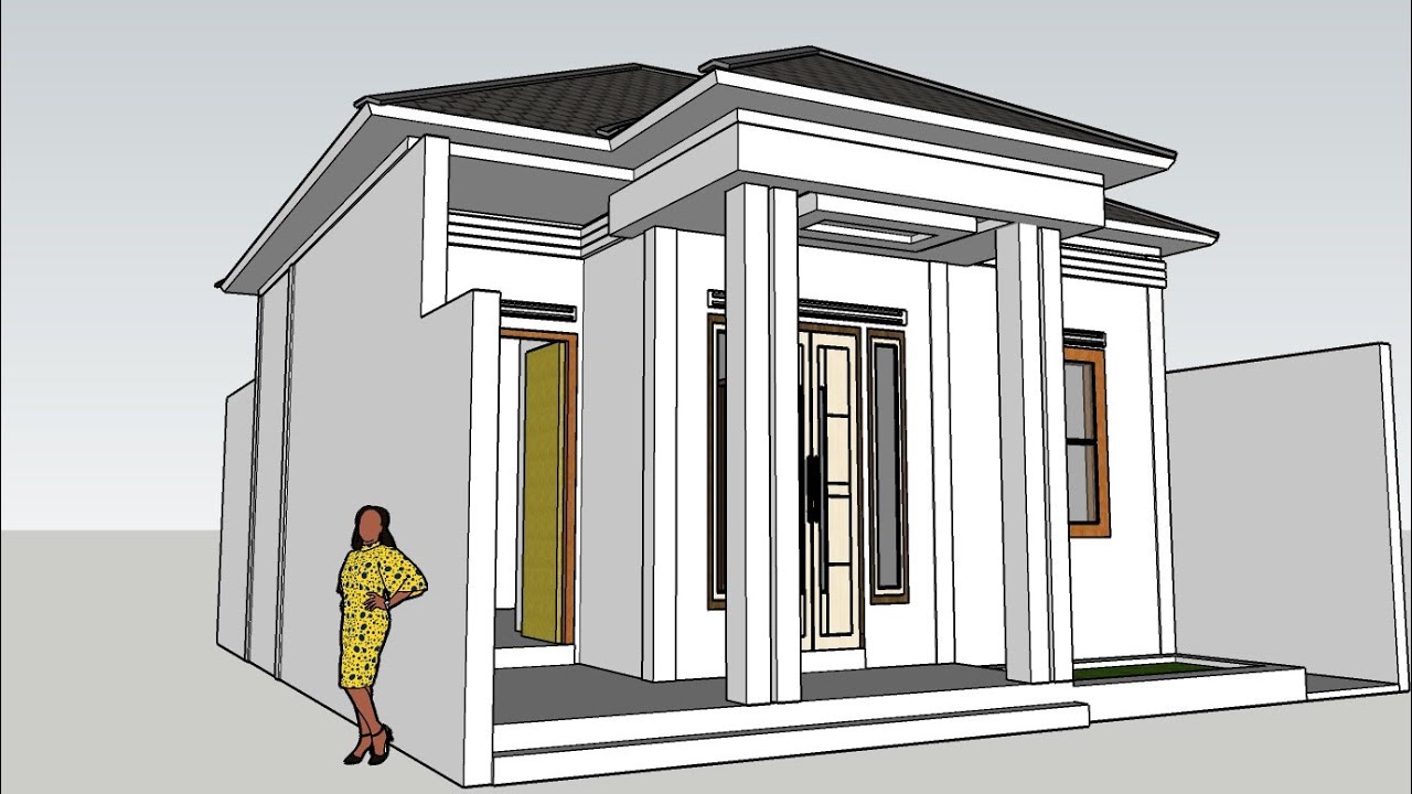 Membuat Desain Rumah atap Limas