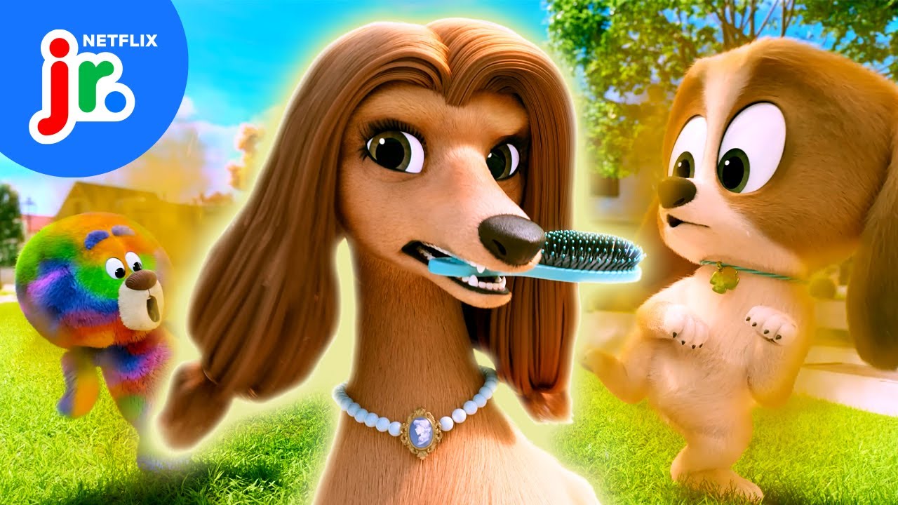 Dirty Dog Wash CHASE! 🐶 Dog Days Out | Netflix Jr
