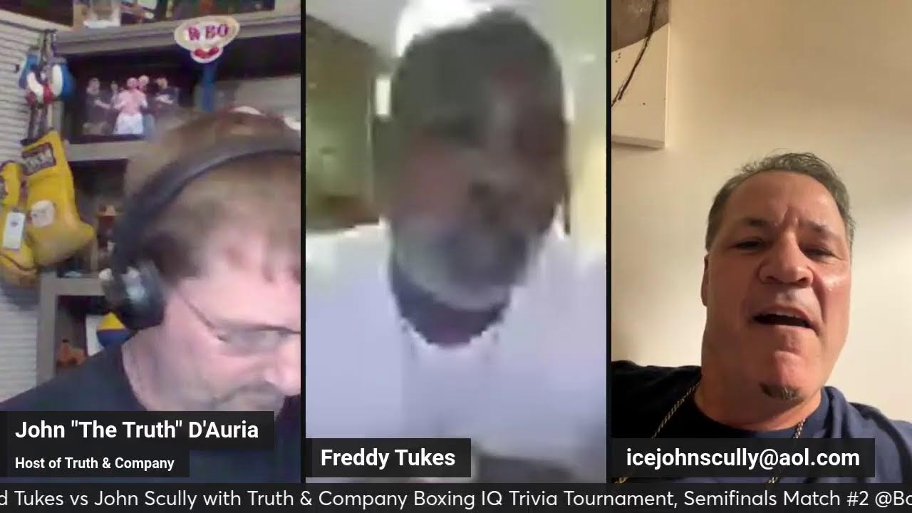 Fred Tukes vs John Scully, Truth & Company Boxing IQ Trivia Tournament
