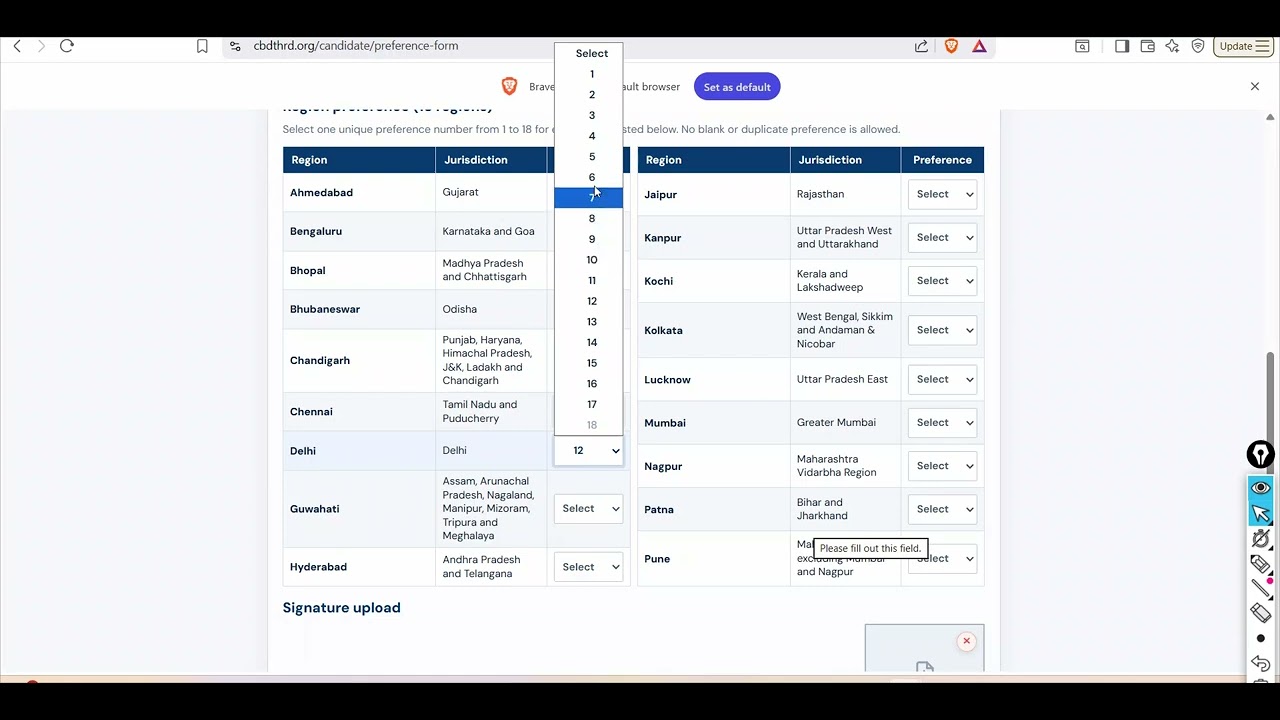 SSC CGL 2025: HOW TO FILL CBDT ZONE PREFERENCE FORM FOR ITI, OS, AND TA &ndash; DETAILED EXPLANATION #c...