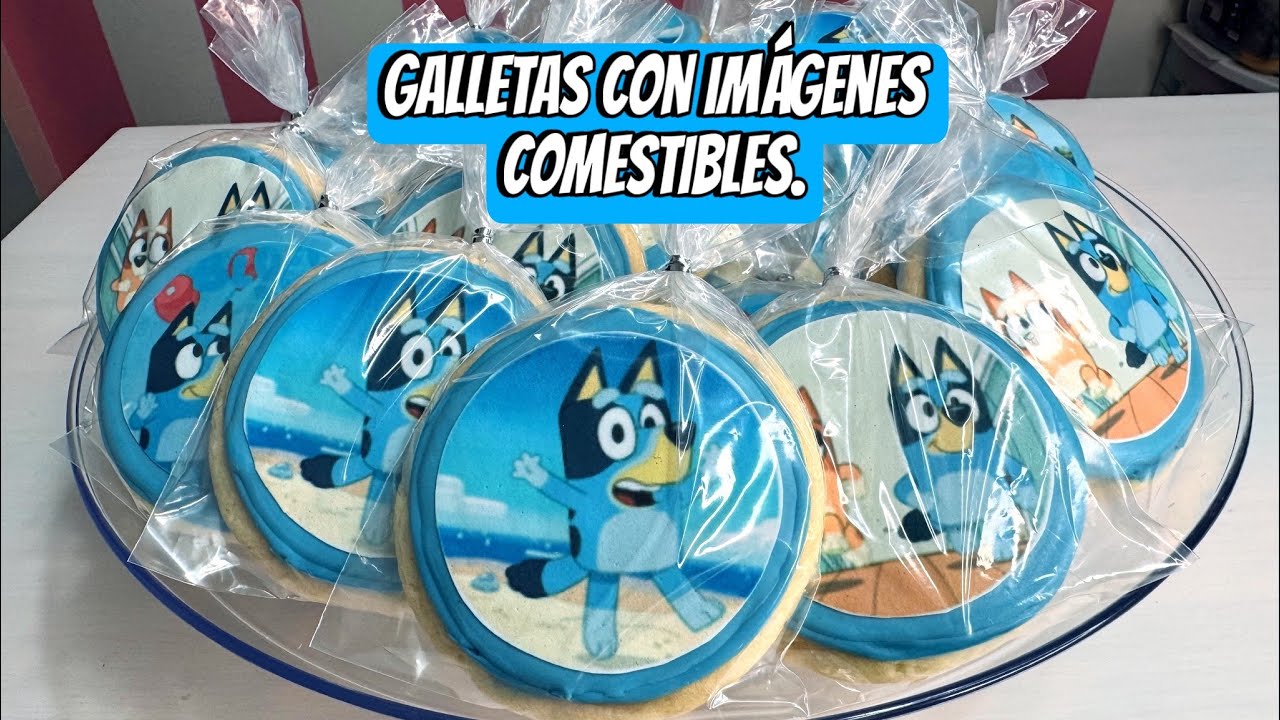 Como PEGAR  Imágenes Comestibles en GALLETAS método Fácil  #baking #cookies #baker #videos 