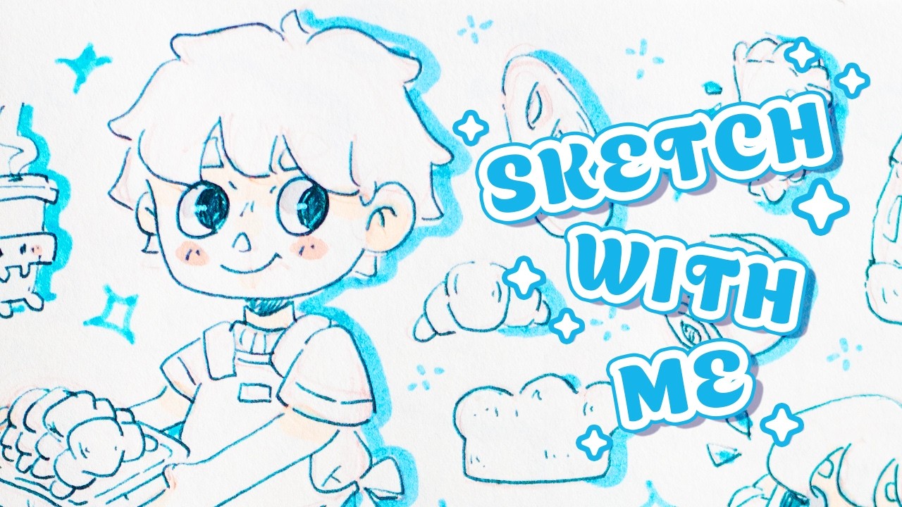 Sketch With Me | Baked Goods with Emilio & Melody