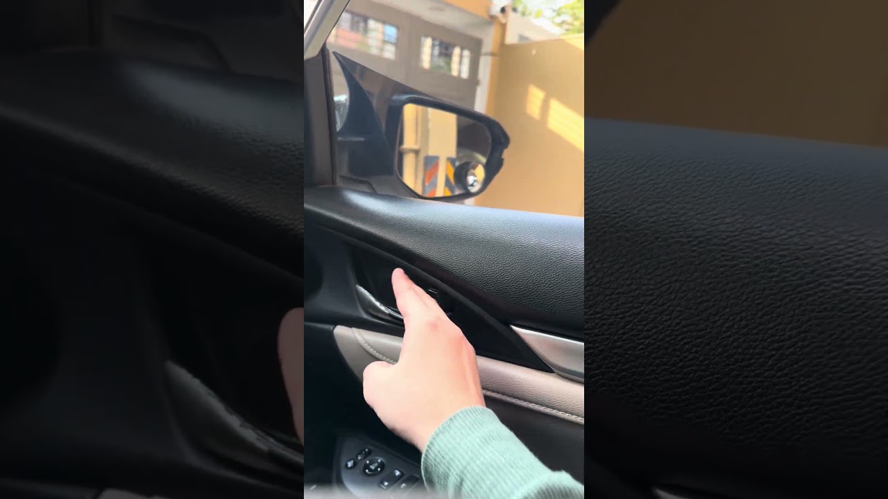 How to open car door (from inside)